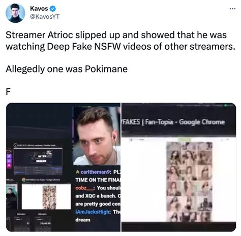 atrioc watching deep fake|atrioc deepfake.